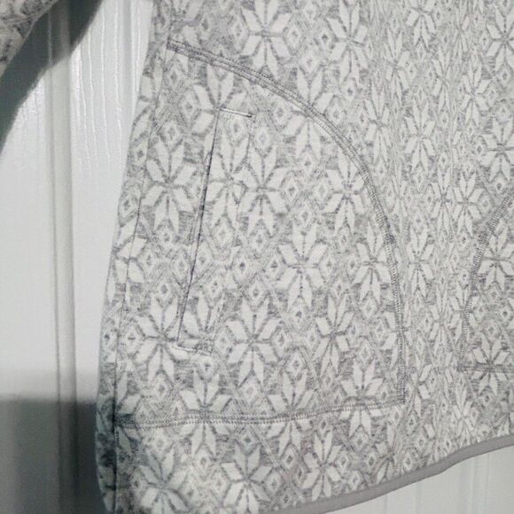 Talbots soft Cotton Zip-mock neck Fleece Pullover Sweater size XS with pockets - Picture 4 of 6